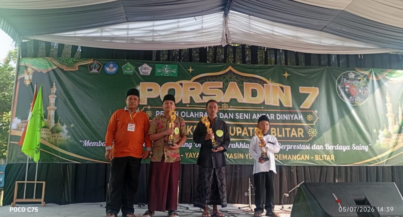 Santri Al Khusyu meraih Juara 2 Lomba Cerdas Cermat dan Adzan se Kabupaten Blitar mewakili Kecamatan Wates
